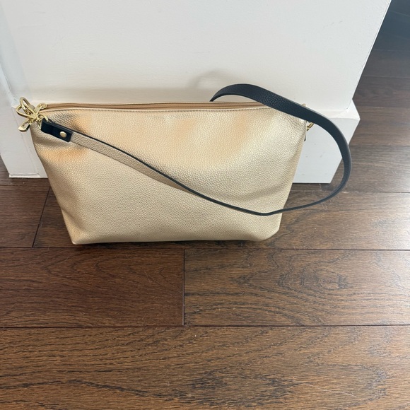 INZI Black & Gold Stud Accent Shoulder Tote (2 Bags in 1) - Picture 5 of 7